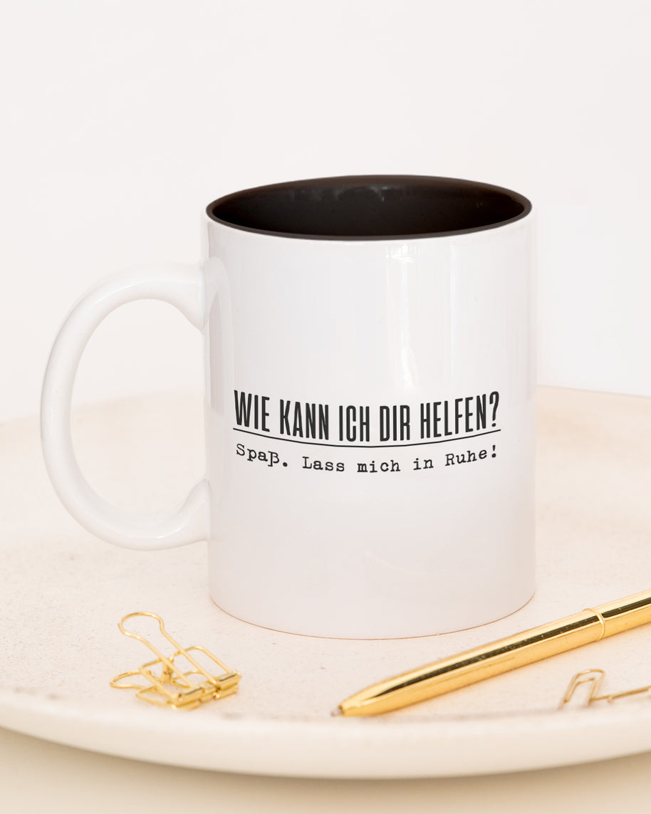 Wie kann ich dir helfen? - Tasse
