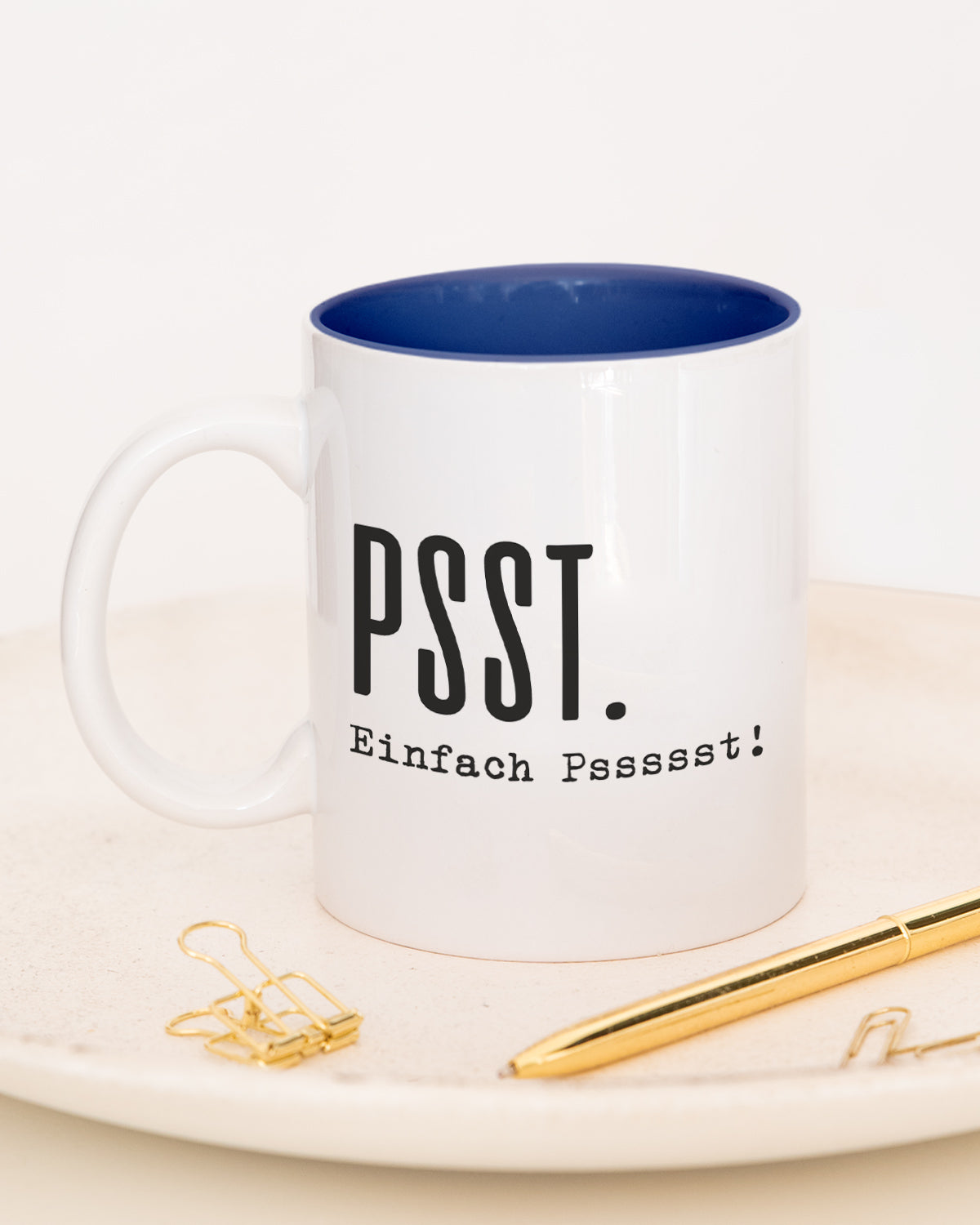 Psst. - Tasse Dunkelblau Tasse Lieblingskollegen®