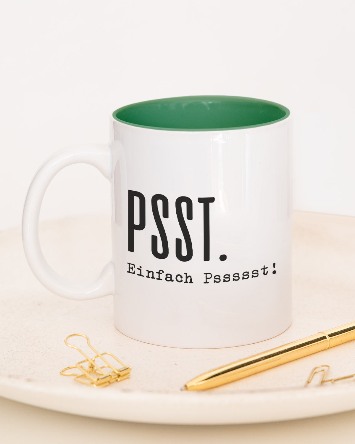Psst. - Tasse Dunkelgrün Tasse Lieblingskollegen®
