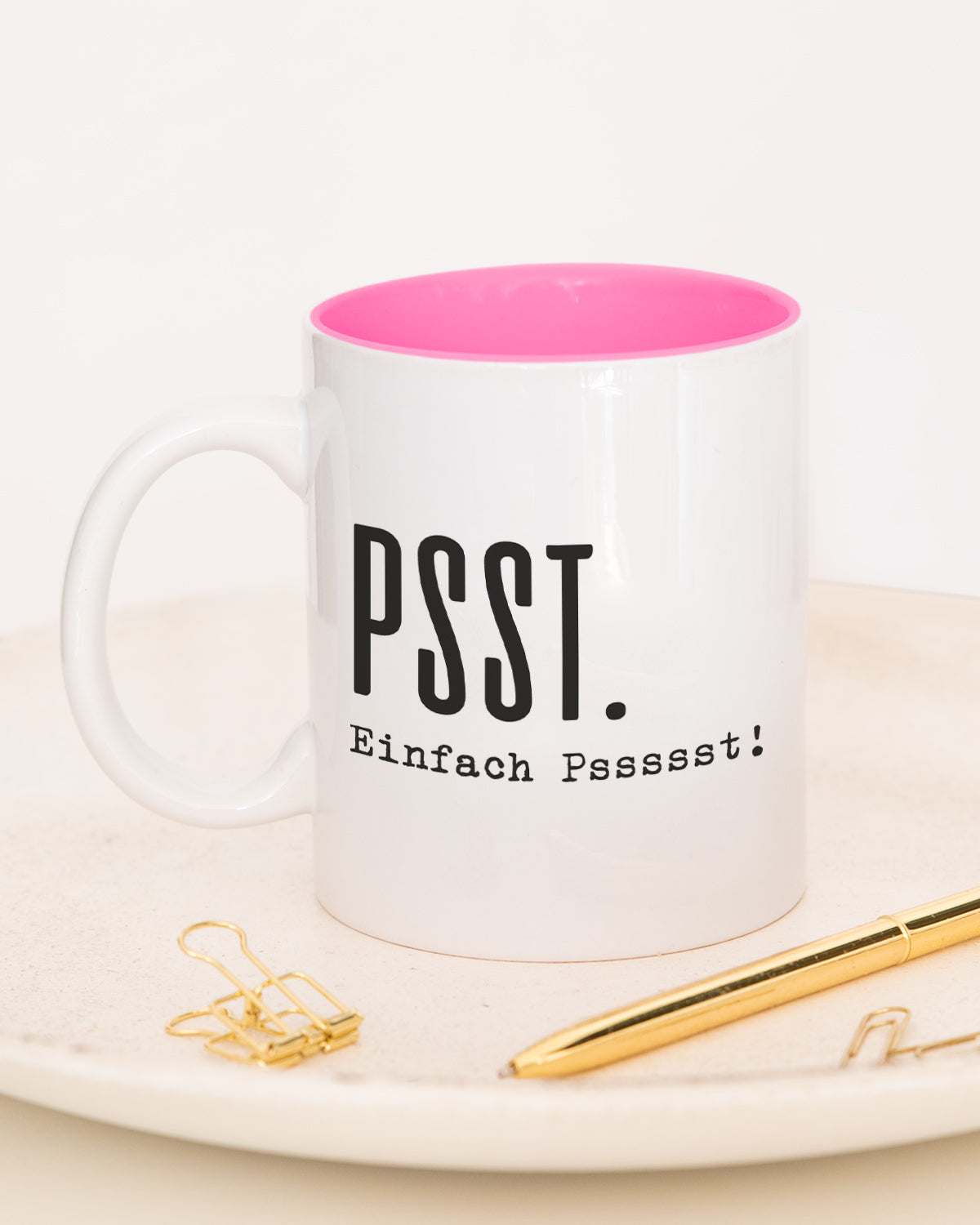Psst. - Tasse Pink Tasse Lieblingskollegen®
