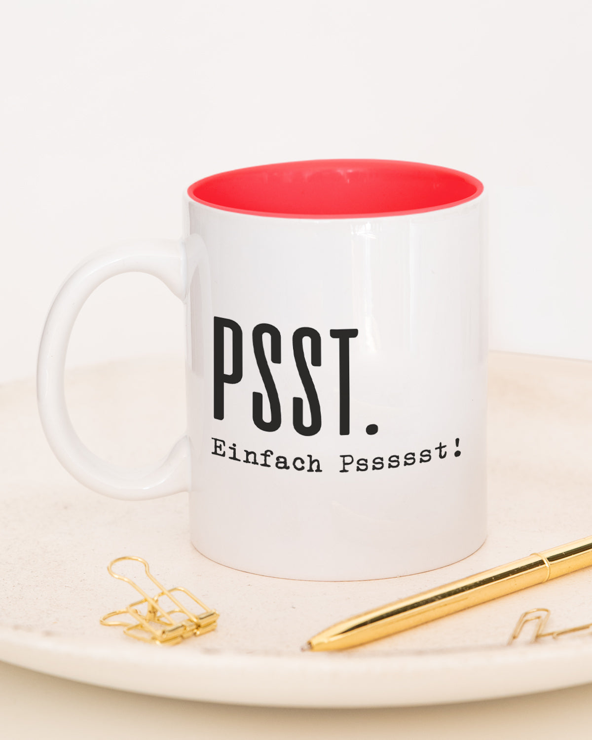 Psst. - Tasse Rot Tasse Lieblingskollegen®