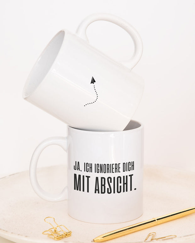 Mit Absicht - Tasse