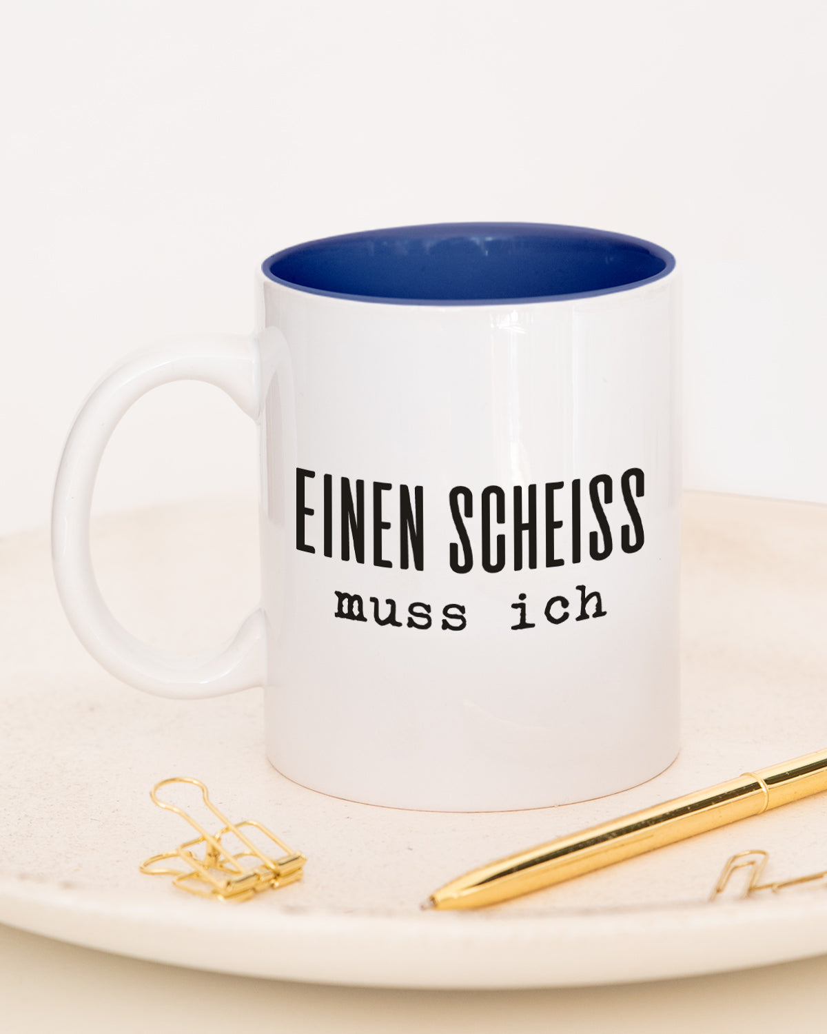 Einen Scheiß - Tasse Dunkelblau Tasse Lieblingskollegen®