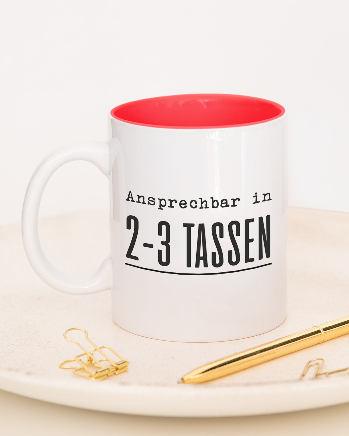 2-3 Tassen - Tasse Rot Tasse Lieblingskollegen®