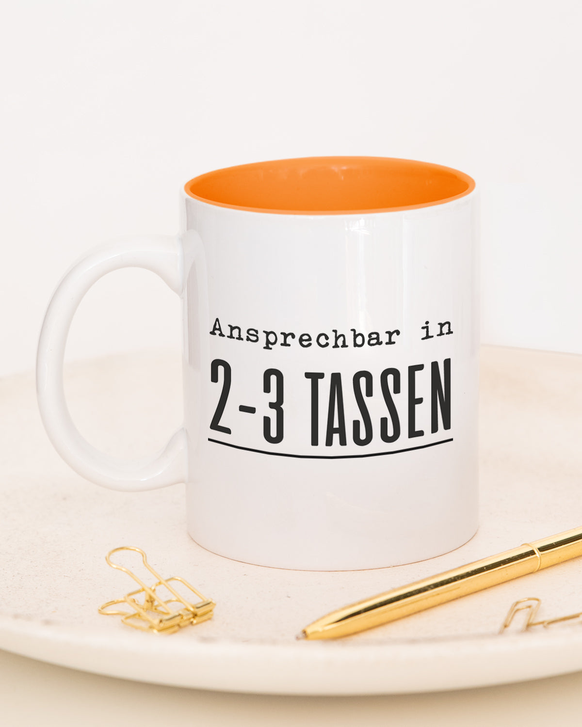 2-3 Tassen - Tasse Orange Tasse Lieblingskollegen®
