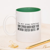 Vor meinem ersten Kaffee - Tasse