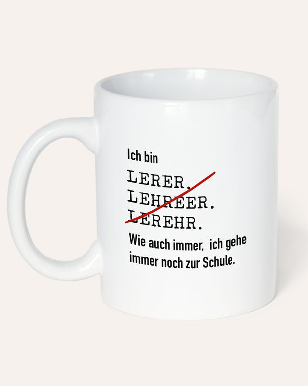 Ich bin Lehrer - Tasse