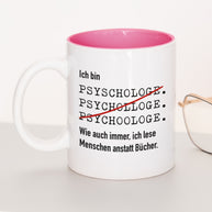 Ich bin Psychologe/in - Tasse Psychologe Pink Tasse Lieblingskollegen®