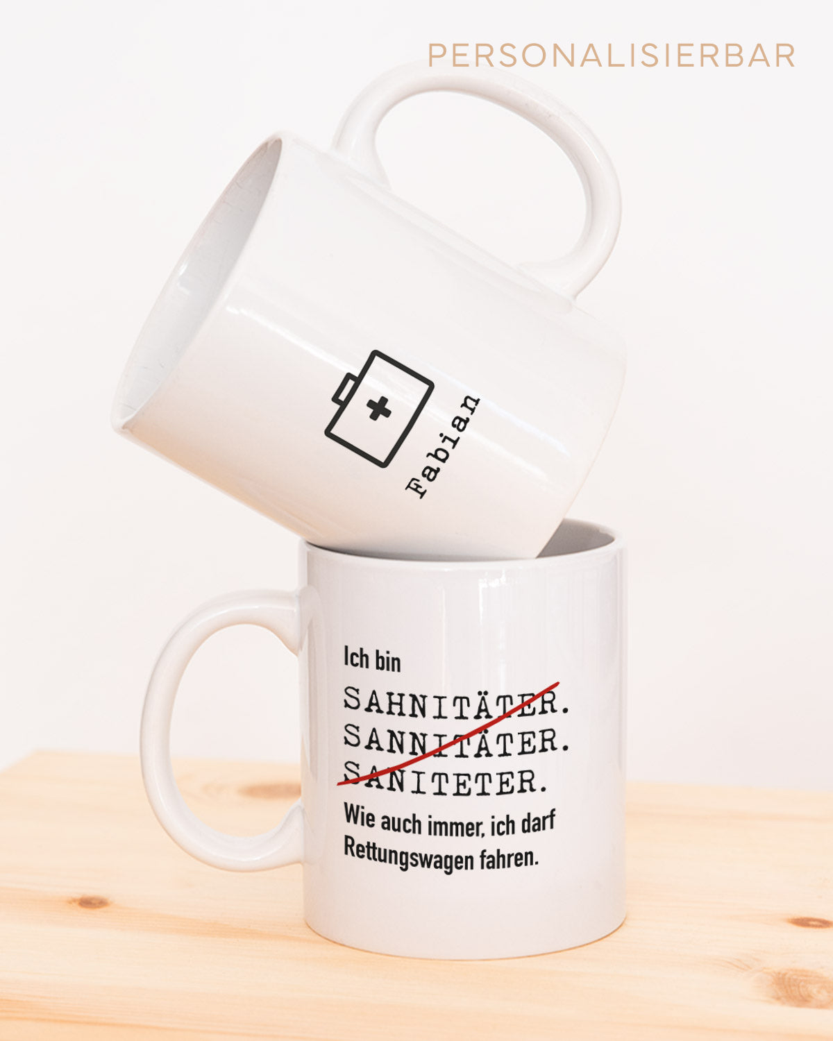 Ich bin Sanitäter/in - Tasse Tasse Lieblingskollegen®
