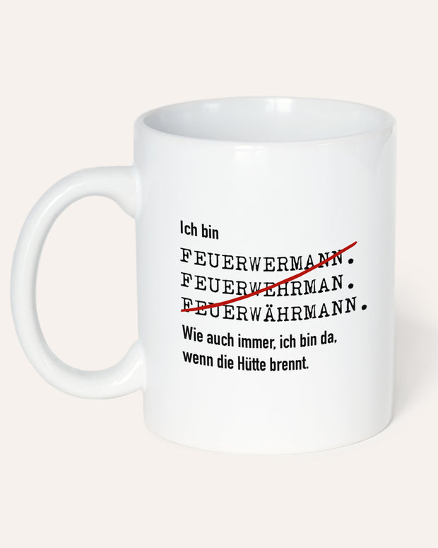 Ich bin Feuerwehrmann - Tasse