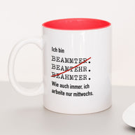 Ich bin Beamter - Tasse