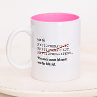 Ich bin Physiotherapeut/in - Tasse Physiotherapeut Pink Tasse Lieblingskollegen®