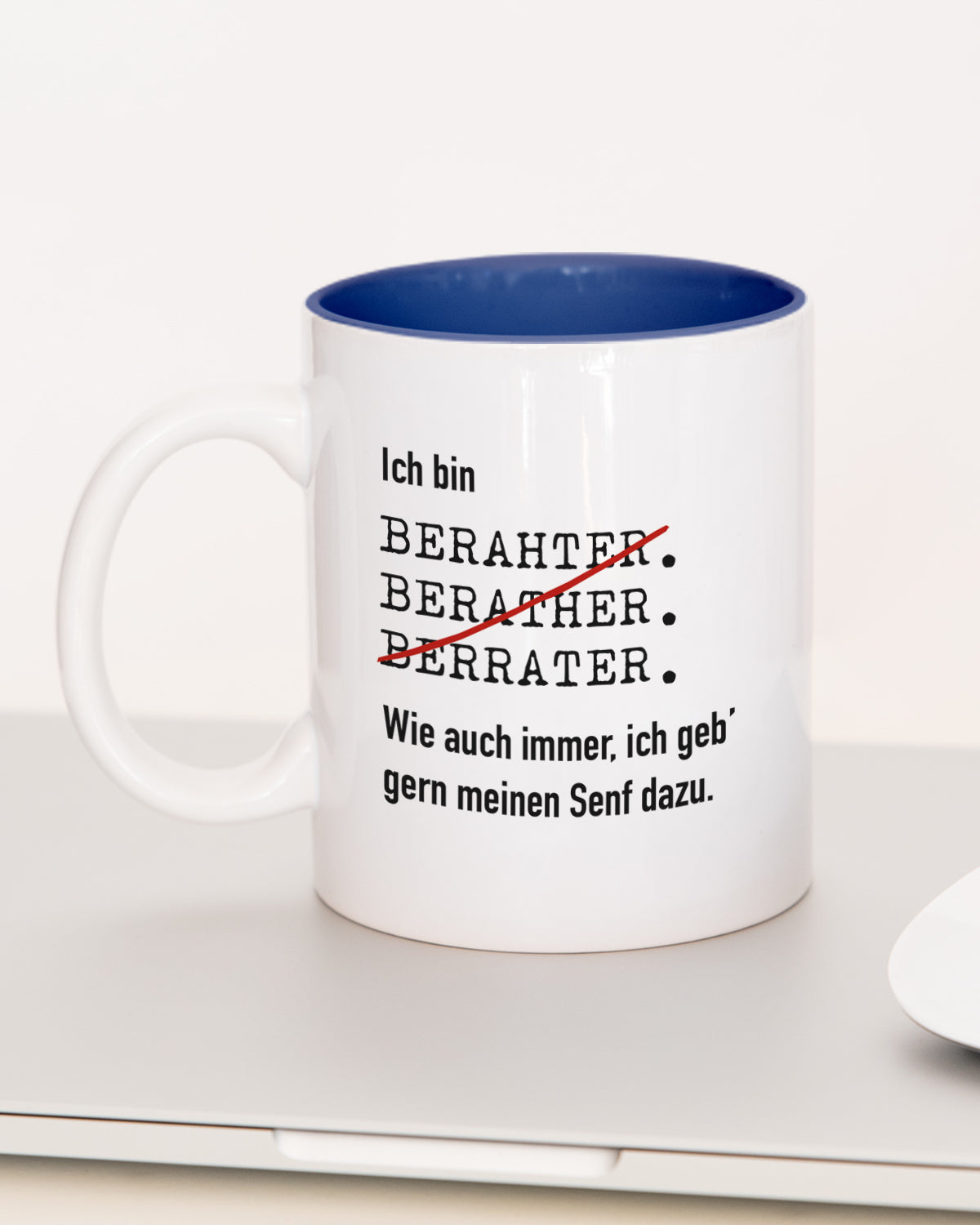 Ich bin Berater/in - Tasse Berater Dunkelblau Tasse Lieblingskollegen®