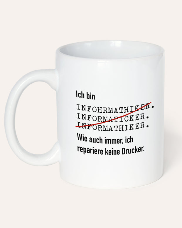 Ich bin Informatiker - Tasse Tasse LKM1331_Tasse_Designvarianten_Informatiker_Mockup1 Lieblingskollegen®