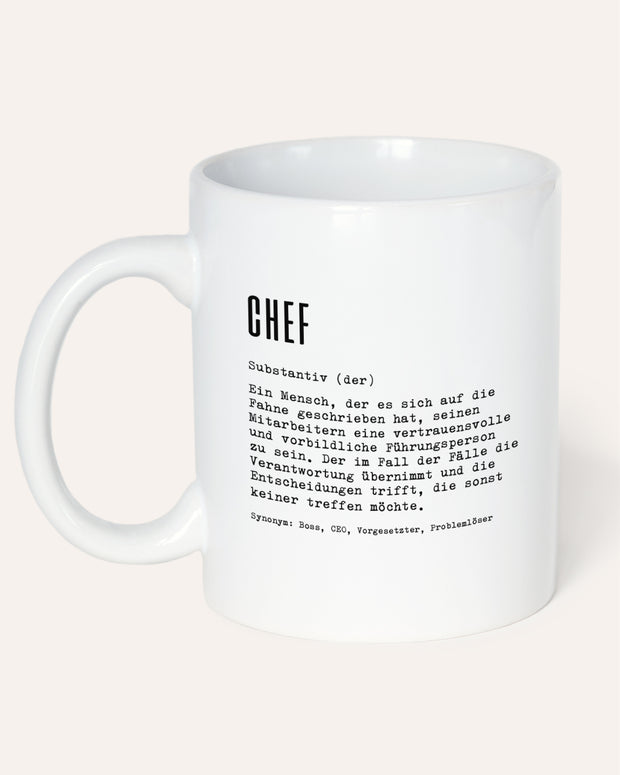 Definition Chef - Tasse Tasse Lieblingskollegen