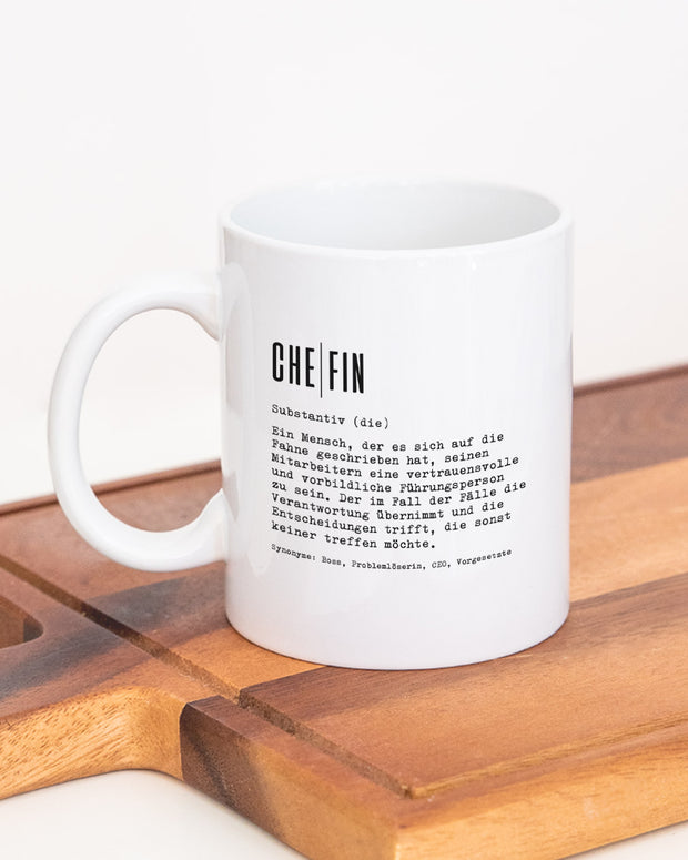 Definition Chefin - Tasse