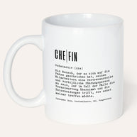 Definition Chefin - Tasse