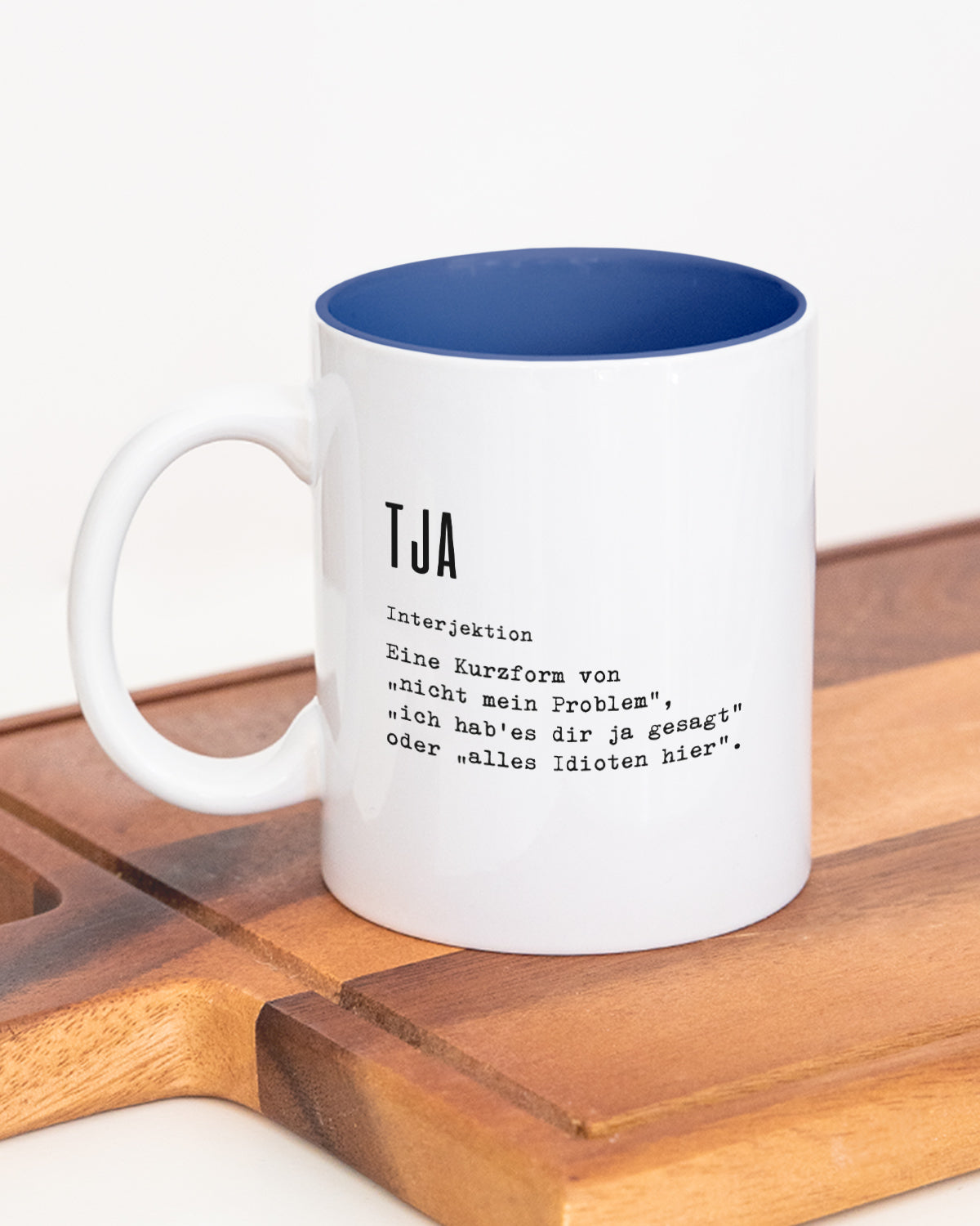 Definition Tja - Tasse Dunkelblau Tasse Lieblingskollegen®