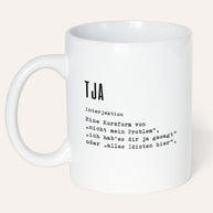 Definition Tja - Tasse