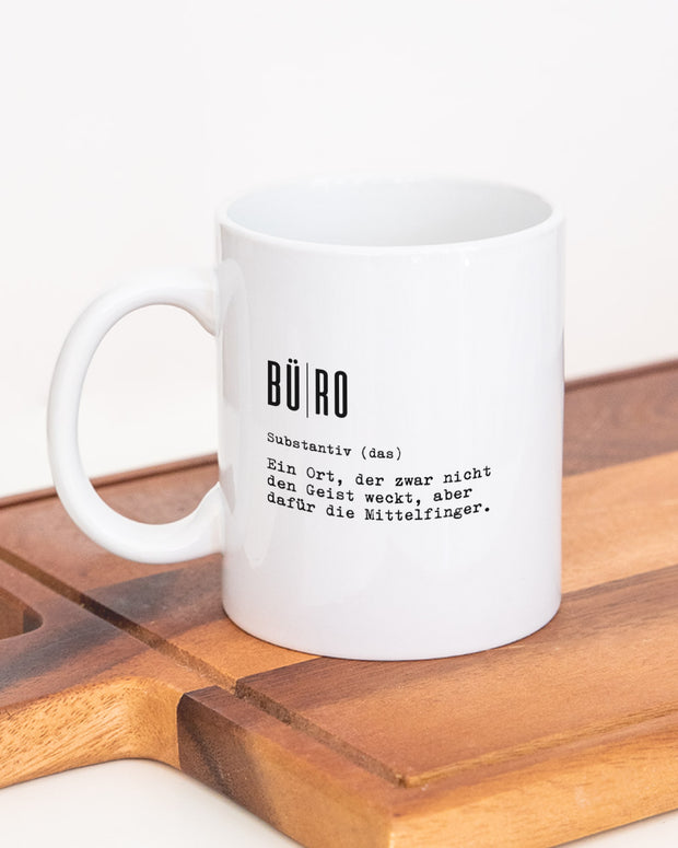 Definition Büro - Tasse