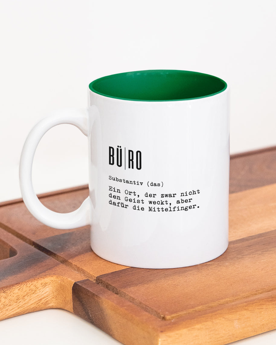 Definition Büro - Tasse