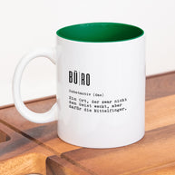 Definition Büro - Tasse