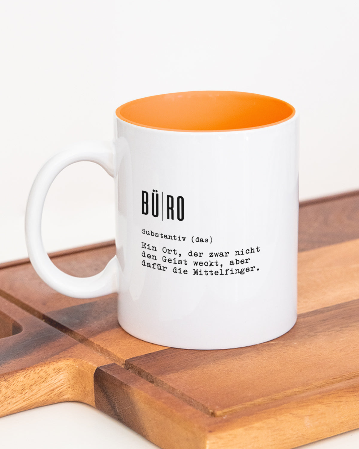Definition Büro - Tasse Orange Tasse Lieblingskollegen®