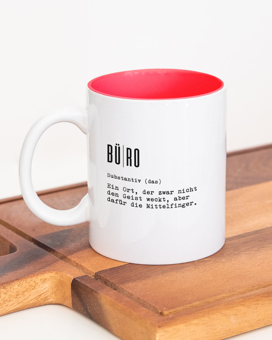 Definition Büro - Tasse