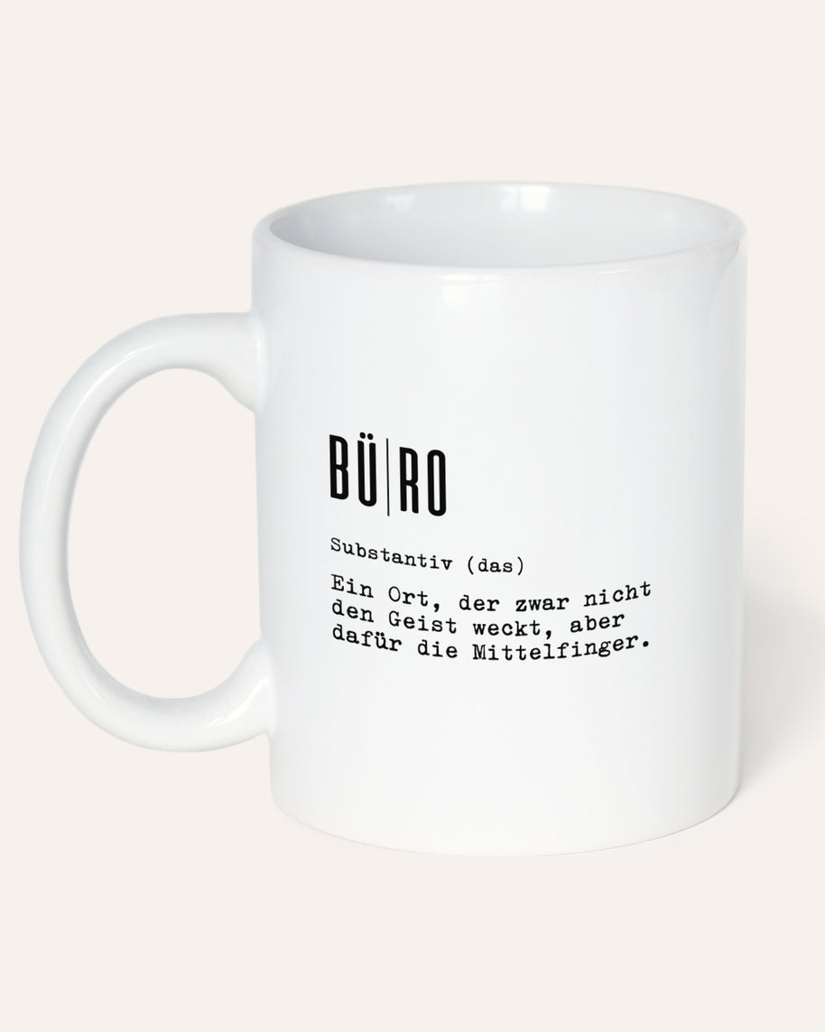 Definition Büro - Tasse