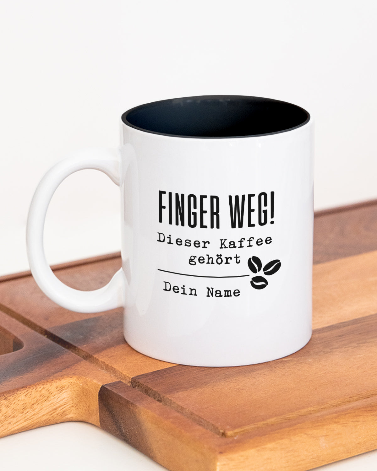 Finger weg - Tasse Schwarz Tasse Lieblingskollegen®
