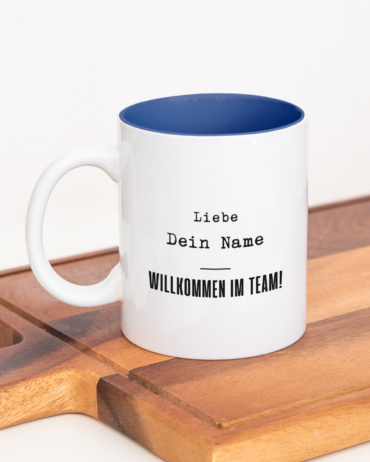 Willkommen im Team! (w) - Tasse Dunkelblau Tasse Lieblingskollegen®