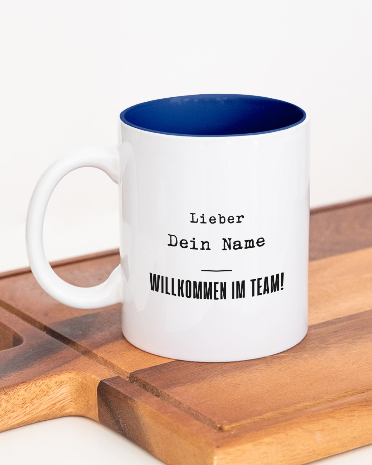 Willkommen im Team! (m) - Tasse Dunkelblau Tasse Lieblingskollegen®