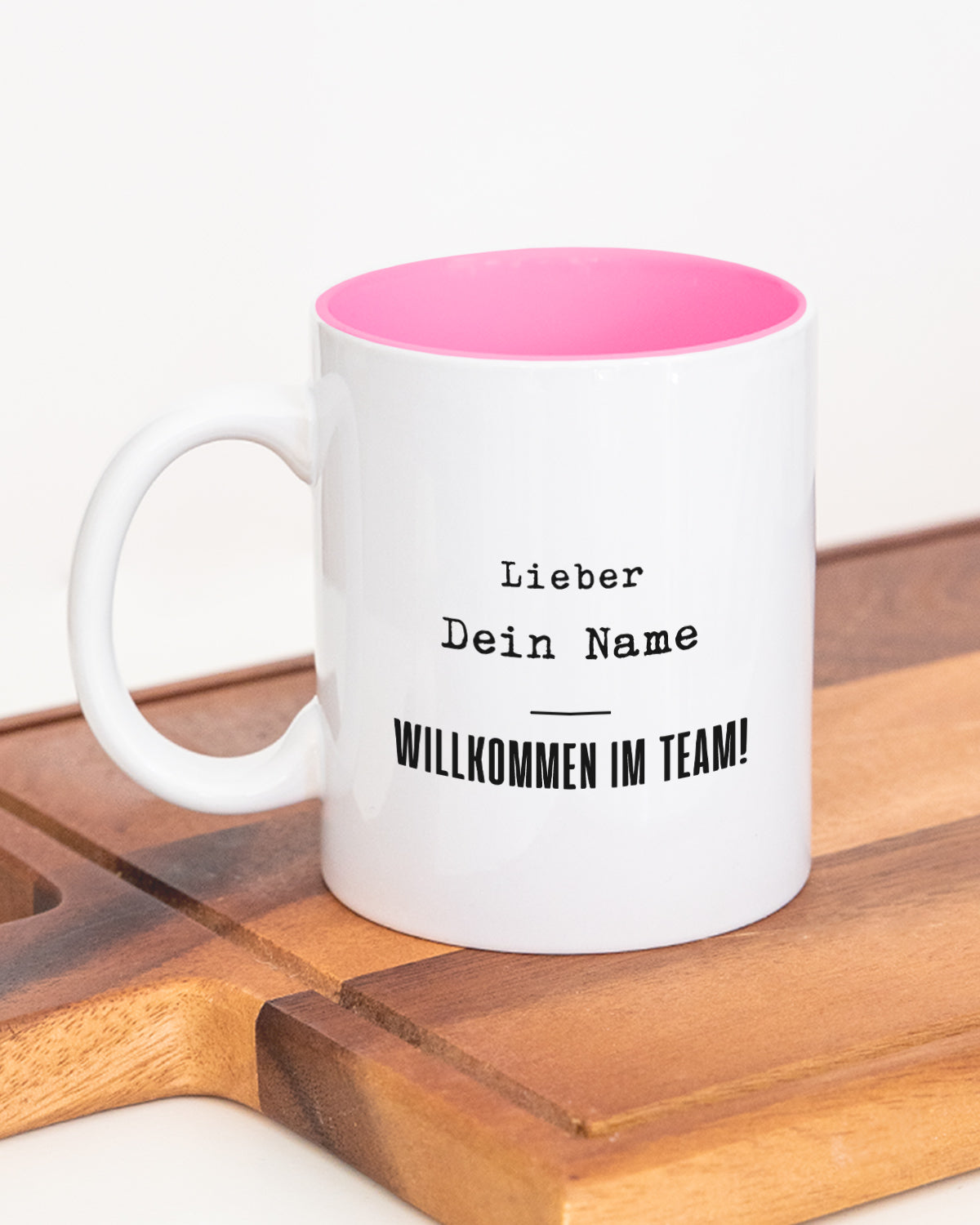 Willkommen im Team! (m) - Tasse Pink Tasse Lieblingskollegen®