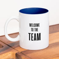 Welcome to the Team (+Wunschlogo) - Tasse