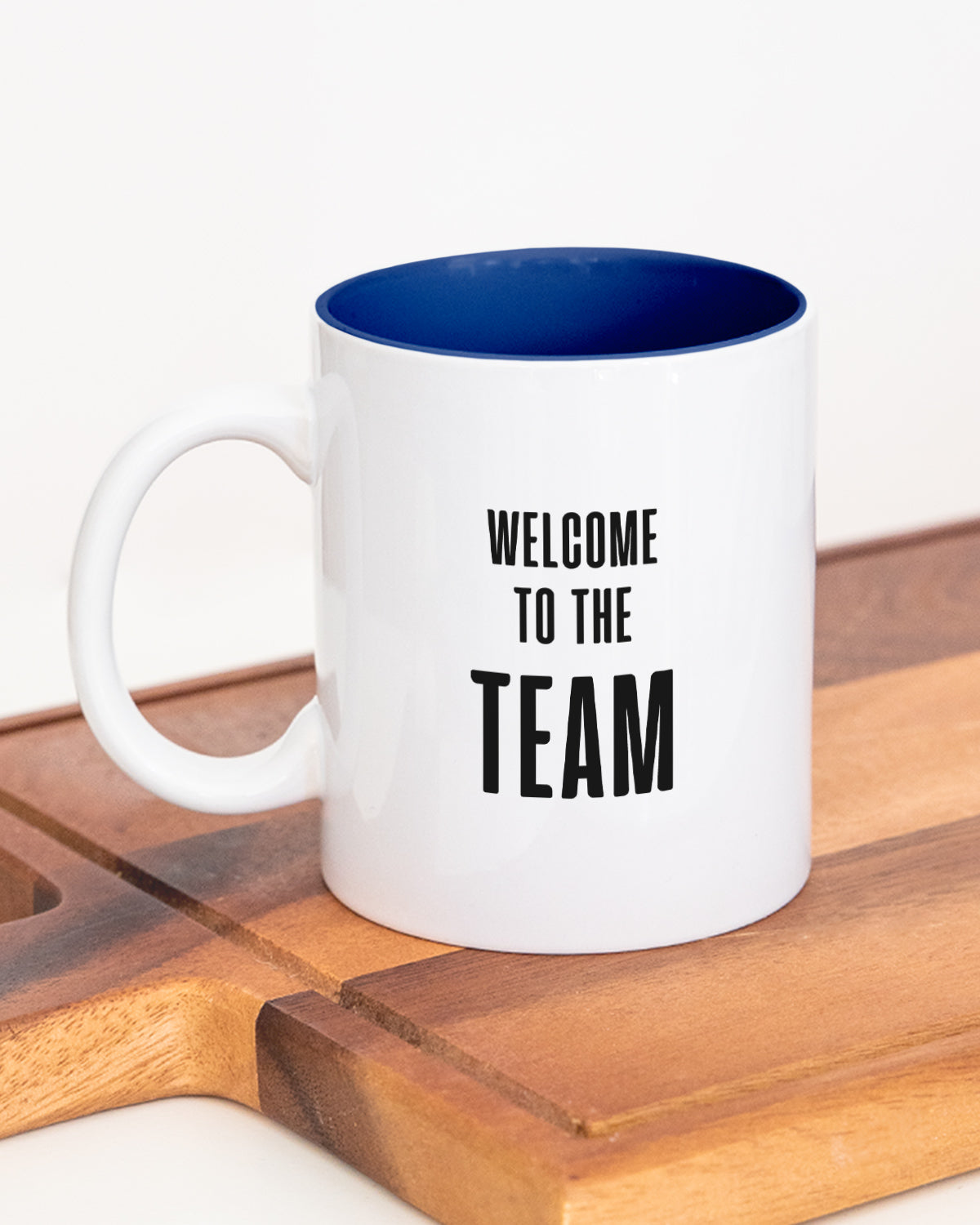 Welcome to the Team (+Wunschlogo) - Tasse Dunkelblau Tasse Lieblingskollegen®