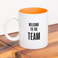 Welcome to the Team (+Wunschlogo) - Tasse