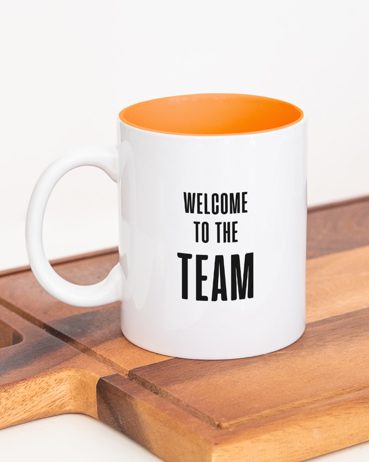 Welcome to the Team (+Wunschlogo) - Tasse Orange Tasse Lieblingskollegen®