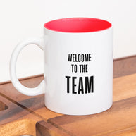 Welcome to the Team (+Wunschlogo) - Tasse