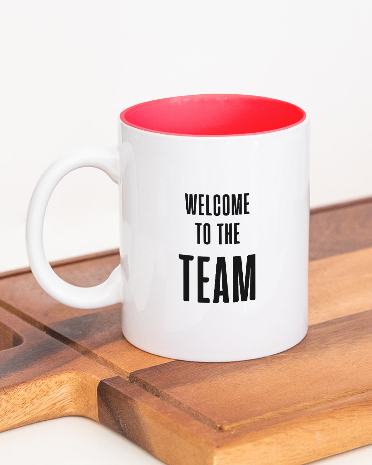 Welcome to the Team (+Wunschlogo) - Tasse Rot Tasse Lieblingskollegen®