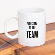 Welcome to the Team (+Wunschlogo) - Tasse