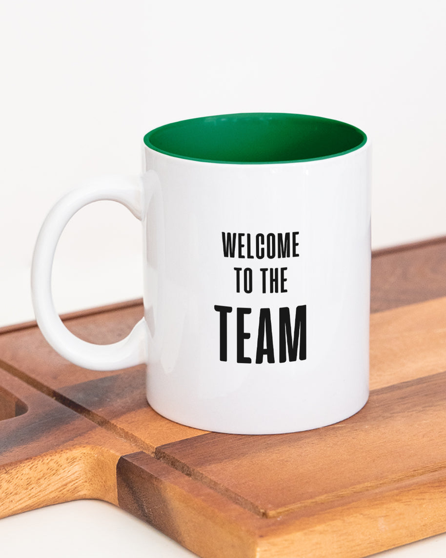 Welcome to the Team (+Wunschlogo) - Tasse