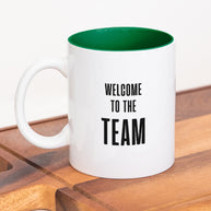 Welcome to the Team (+Wunschlogo) - Tasse
