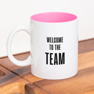 Welcome to the Team (+Wunschlogo) - Tasse