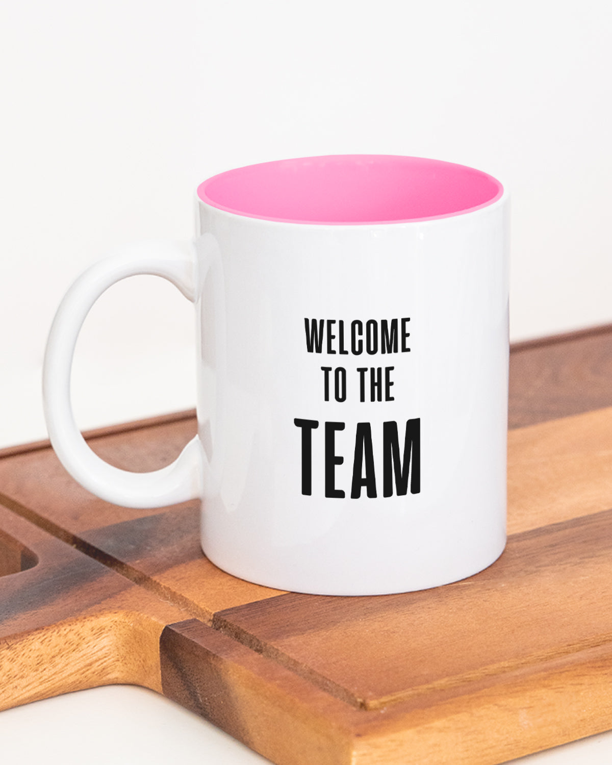 Welcome to the Team (+Wunschlogo) - Tasse Pink Tasse Lieblingskollegen®