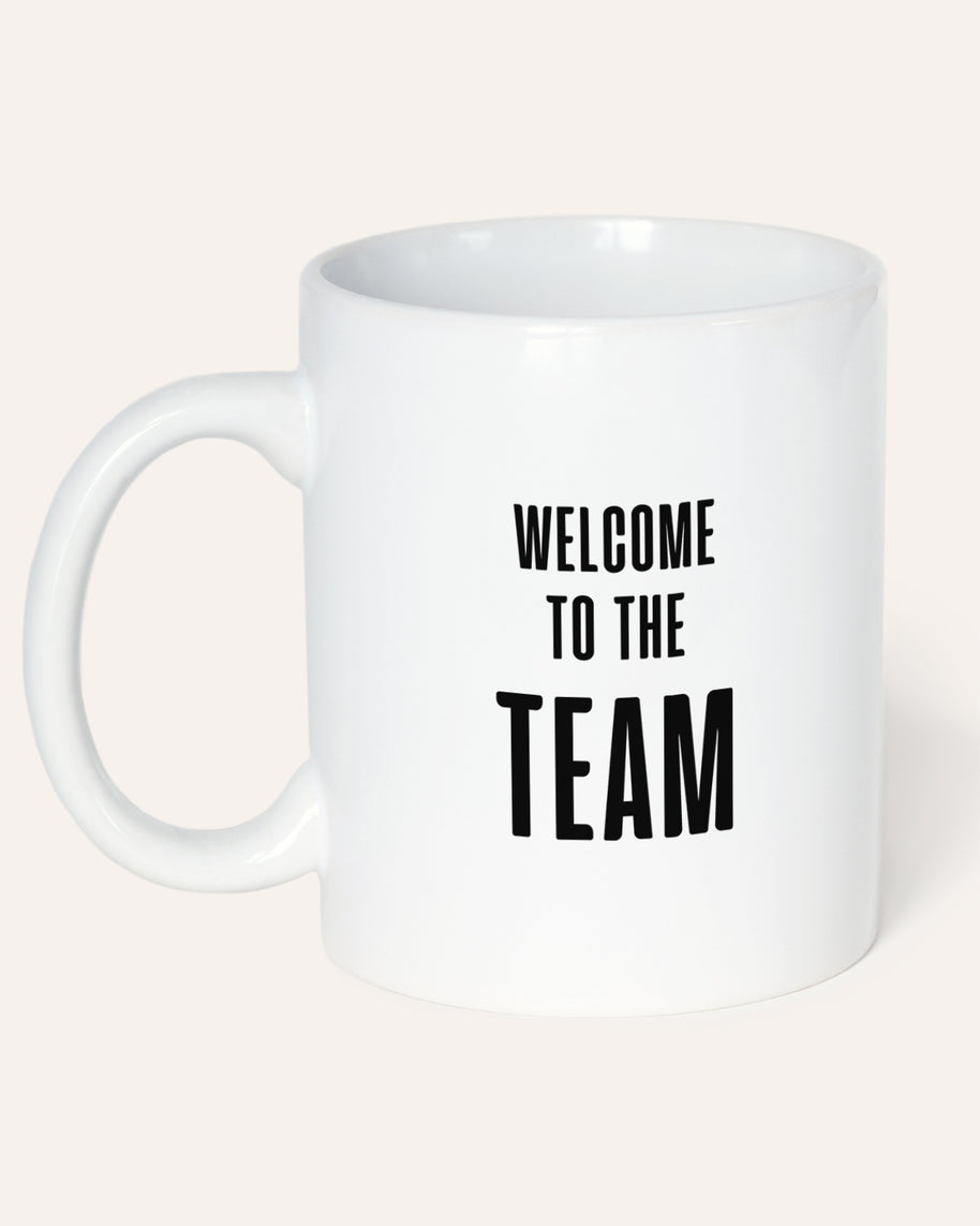 Welcome to the Team (+Wunschlogo) - Tasse