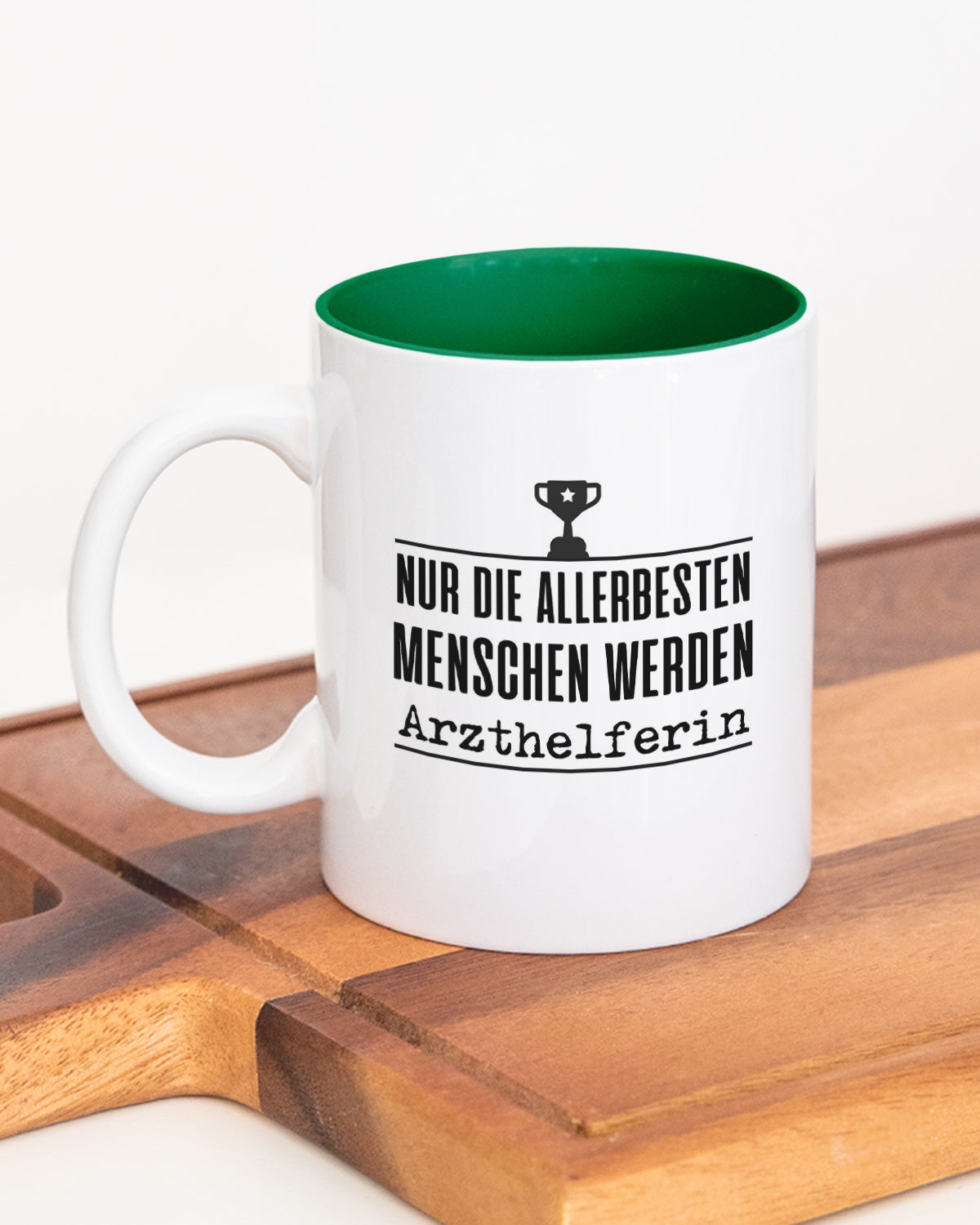 Nur die allerbesten (+Wunschberuf) - Tasse Dunkelgrün Tasse Lieblingskollegen®