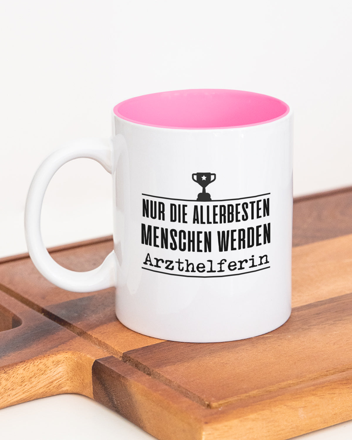 Nur die allerbesten (+Wunschberuf) - Tasse Pink Tasse Lieblingskollegen®