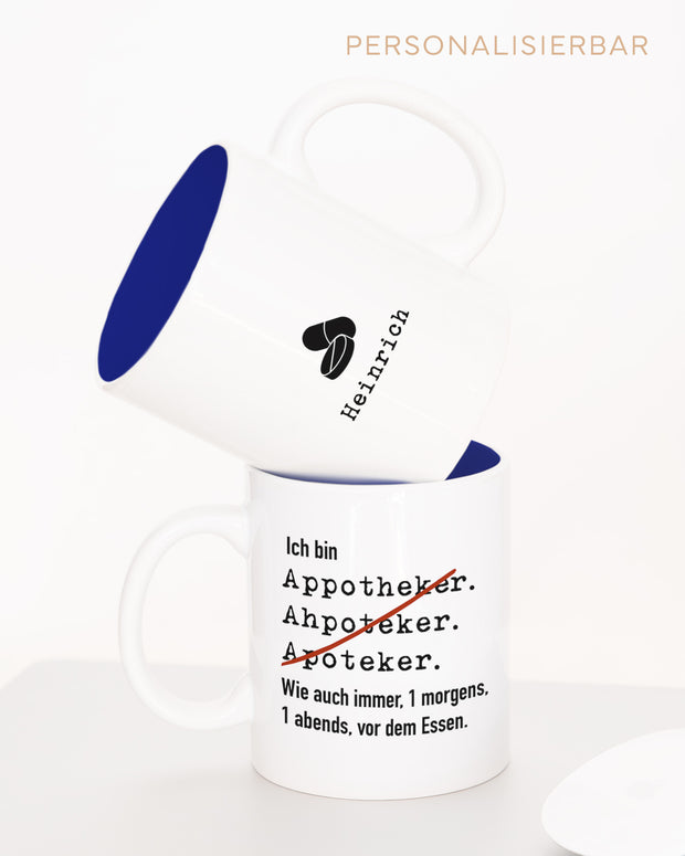 Ich bin Apotheker/in - Tasse Apotheker Dunkelblau Tasse Lieblingskollegen®