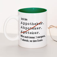 Ich bin Apotheker/in - Tasse Apotheker Dunkelgrün Tasse Lieblingskollegen®