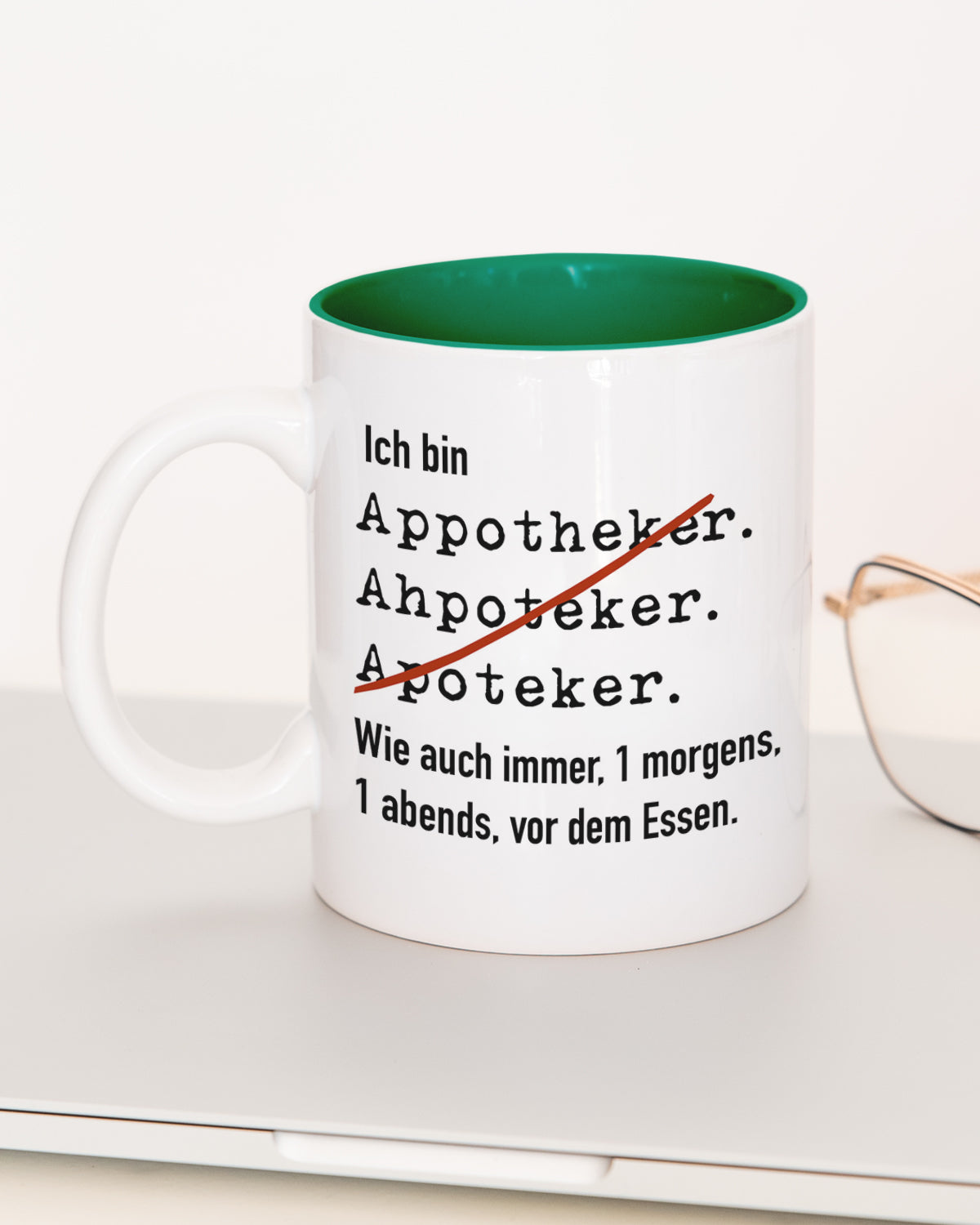 Ich bin Apotheker/in - Tasse Apotheker Dunkelgrün Tasse Lieblingskollegen®